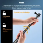 TELESIN 1.2m Carbon Fiber Monopod Selfie Stick With 1/4 Screw For Action Cameras - Image 4