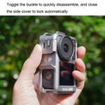 For DJI Osmo Action 3 TELESIN OA-FMS-004 Motion Camera Metal Rabbit Cage Protection Frame - Image 4