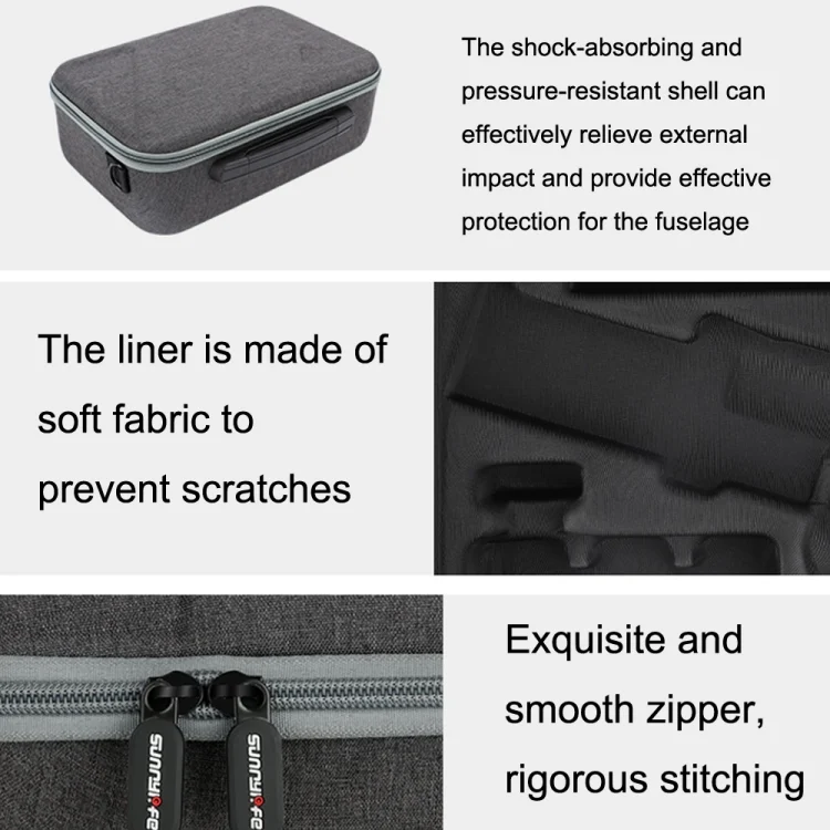 TBD0603391101_B3.webp For DJI RS 3 Mini Sunnylife RO-B555 Storage Bag Handheld Stabilizer Suitcase Protective Bag - Image 4