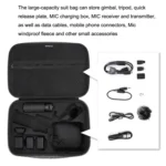 For DJI RS 3 Mini Sunnylife RO-B555 Storage Bag Handheld Stabilizer Suitcase Protective Bag - Image 5