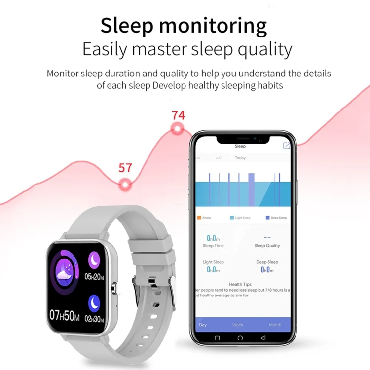 TBD0603549001_B12.webp H10 1.69 inch Screen Bluetooth Call Smart Watch, Support Heart Rate/Blood Pressure/Sleep Monitoring - Image 13
