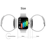 H10 1.69 inch Screen Bluetooth Call Smart Watch, Support Heart Rate/Blood Pressure/Sleep Monitoring - Image 3