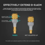 For DJI Mini 3 Pro RCSTQ Aluminum Alloy Two Color Telescopic Joystick With Screen Remote Control Thumb Operation Rod - Image 4