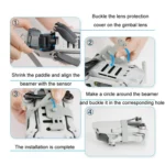 For DJI Mavic Mini / Mini 2 SE RCSTQ Gimbal Protection Kit Paddle Restrainer - Image 9