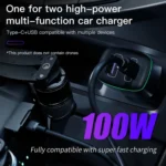 For DJI Mavic 3/Mini 2 RCSTQ 100W 2 In 1 Car Charger - Image 7