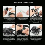 For DJI Avata RCSTQ Light-emitting Light Strip Night Flight Warning Light Strip - Image 10