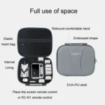 For DJI Mini 3 Pro RCSTQ Remote Control Portable Storage Bag - Image 5
