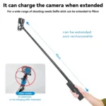 TELESIN Charging Selfie Stick 10000mah Power Bank Universal For Sports Camera & Smart Phone - Image 5