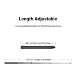 Carbon Fiber Extended Monopod Invisible Selfie Stick For Insta360  / DJI Action / GoPro / Xiao Yi Sports Camera - Image 8