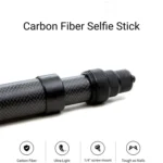 Carbon Fiber Extended Monopod Invisible Selfie Stick For Insta360  / DJI Action / GoPro / Xiao Yi Sports Camera - Image 3