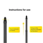 Carbon Fiber Extended Monopod Invisible Selfie Stick For Insta360  / DJI Action / GoPro / Xiao Yi Sports Camera - Image 6