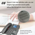 P03 4G+VOIP Dual Mode Wireless Fixed Line SIP Network Phone IP Enterprise Office Phone Wireless Landline - Image 11