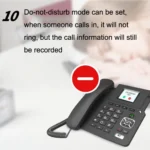 P03 4G+VOIP Dual Mode Wireless Fixed Line SIP Network Phone IP Enterprise Office Phone Wireless Landline - Image 13