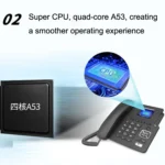 P03 4G+VOIP Dual Mode Wireless Fixed Line SIP Network Phone IP Enterprise Office Phone Wireless Landline - Image 5