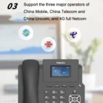 P03 4G+VOIP Dual Mode Wireless Fixed Line SIP Network Phone IP Enterprise Office Phone Wireless Landline - Image 6