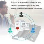 P03 4G+VOIP Dual Mode Wireless Fixed Line SIP Network Phone IP Enterprise Office Phone Wireless Landline - Image 8