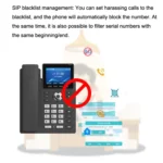 S135 PSTN+SIP Dual Mode Recording Smart Phone 6 Ways VOIP Network Phone IP Phone - Image 8