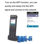 S07 Mobile Handheld WIFI Wireless Phone IP VOIP SIP Phone Support 4G Charging Base Network Phone - Image 9