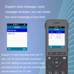 S07 Mobile Handheld WIFI Wireless Phone IP VOIP SIP Phone Support 4G Charging Base Network Phone - Image 10