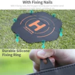 Sunnylife TJP11 80cm Hexagonal Double-sided Folding With Ground Spikes Drone Universal Apron - Image 5