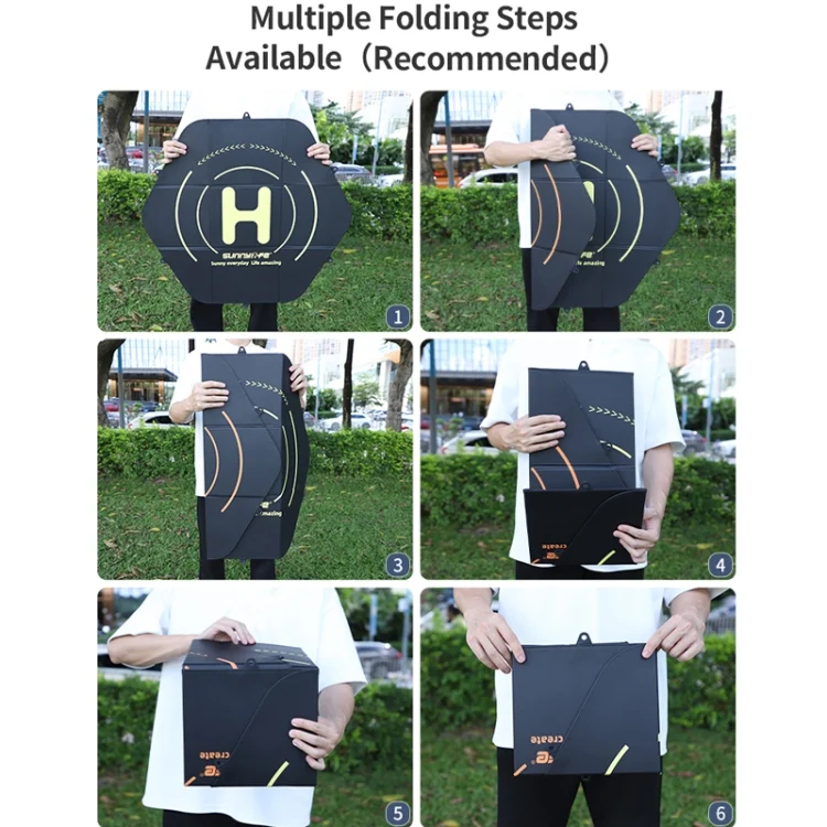 TBD06038073_8.webp Sunnylife TJP11 80cm Hexagonal Double-sided Folding With Ground Spikes Drone Universal Apron - Image 9