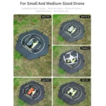 Sunnylife TJP11 80cm Hexagonal Double-sided Folding With Ground Spikes Drone Universal Apron - Image 10
