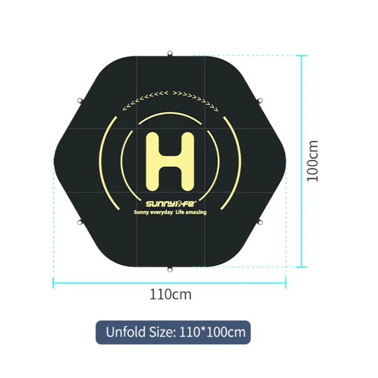 TBD06038077_2.webp Sunnylife TJP10 110cm Hexagonal Double-Sided Folding With Ground Spikes Drone Universal Apron - Image 3