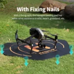 Sunnylife TJP10 110cm Hexagonal Double-Sided Folding With Ground Spikes Drone Universal Apron - Image 5