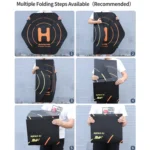 Sunnylife TJP10 110cm Hexagonal Double-Sided Folding With Ground Spikes Drone Universal Apron - Image 9