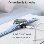 Yesido DS19 For Samsung Smart Watch Portable Charger Dual Input Port Magnetic Wireless Charger - Image 10