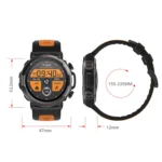 S56T Heart Rate/Blood Oxygen/Sleep Monitoring Bluetooth Call Outdoor Waterproof Smart Watch - Image 3