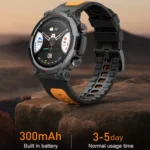 S56T Heart Rate/Blood Oxygen/Sleep Monitoring Bluetooth Call Outdoor Waterproof Smart Watch - Image 7