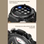 S56T Heart Rate/Blood Oxygen/Sleep Monitoring Bluetooth Call Outdoor Waterproof Smart Watch - Image 8