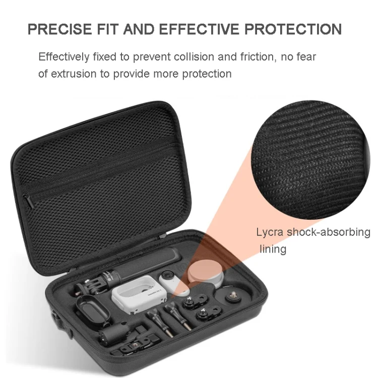 TBD06038672_B4.webp For Insta360 GO 3  XFJI Storage Bag Portable Travel Bag Complete Carrying Case - Image 5