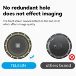 TELESIN 30M Waterproof Case Housing For GoPro Hero11 Black / HERO10 Black / HERO9 Black - Image 9