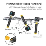 TELESIN 30M Waterproof Case Housing For GoPro Hero11 Black / HERO10 Black / HERO9 Black - Image 10