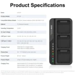 For DJI Mavic 3 Series LKTOP 200W 3-Channel Battery Charger - Image 11