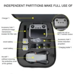 For DJI AIR 3 Hard Shell Storage Bag Portable Protective Backpack - Image 3