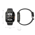 A70 1.96 Inch Health Monitoring Multifunctional IP68 Waterproof Bluetooth Call Smart Watch - Image 3