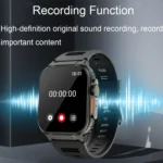 A70 1.96 Inch Health Monitoring Multifunctional IP68 Waterproof Bluetooth Call Smart Watch - Image 7