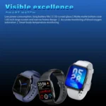 QS16Pro 1.83 inch Heart Rate / Blood Pressure Monitoring Waterproof Sports Smart Watch - Image 2