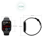 QS16Pro 1.83 inch Heart Rate / Blood Pressure Monitoring Waterproof Sports Smart Watch - Image 3