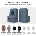 For Apple Watch Silicone Charging Stand Charging Base Storage Stand Without Charger - Image 5