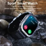 K63 1.96-Inch Heart Rate/Blood Oxygen Monitoring Bluetooth Call Sports Smart Watch - Image 2