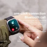 K63 1.96-Inch Heart Rate/Blood Oxygen Monitoring Bluetooth Call Sports Smart Watch - Image 9