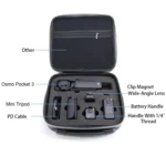 For DJI Osmo Pocket 3 Action Camera All-in-One Storage Bag Hand Cluth - Image 5