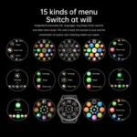 R6 1.32-Inch TWS 2-In-1 Bluetooth Headset Smart Watch, Heart Rate / Blood Oxygen Monitoring - Image 14