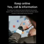 R6 1.32-Inch TWS 2-In-1 Bluetooth Headset Smart Watch, Heart Rate / Blood Oxygen Monitoring - Image 15