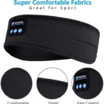 Sleep Bluetooth Bandana Headband Wireless Music Sport Headband Built-in Sleep Music Eye Mask - Image 2