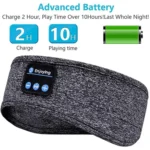 Sleep Bluetooth Bandana Headband Wireless Music Sport Headband Built-in Sleep Music Eye Mask - Image 3